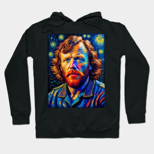 Joe Cocker at starry night Hoodie